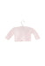 A Pink Cardigans from Petit Bateau in size 0-3M for girl. (Back View)