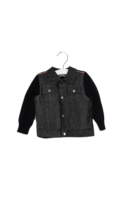 A Navy Lightweight Jackets from Dior in size 12-18M for boy. (Front View)