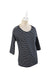 A Navy Long Sleeve Tops from Mayarya in size S for maternity. (Front View)