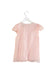 A Pink Short Sleeve Tops from Patachou in size 10Y for girl. (Back View)