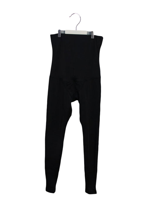 A Black Leggings from SRC Health in size L for maternity. (Front View)