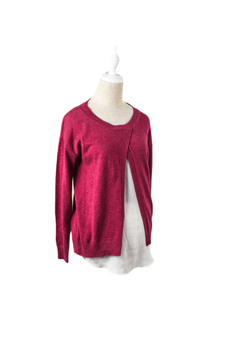 A Purple Knit Sweaters from Ripe in size XS for maternity. (Front View)