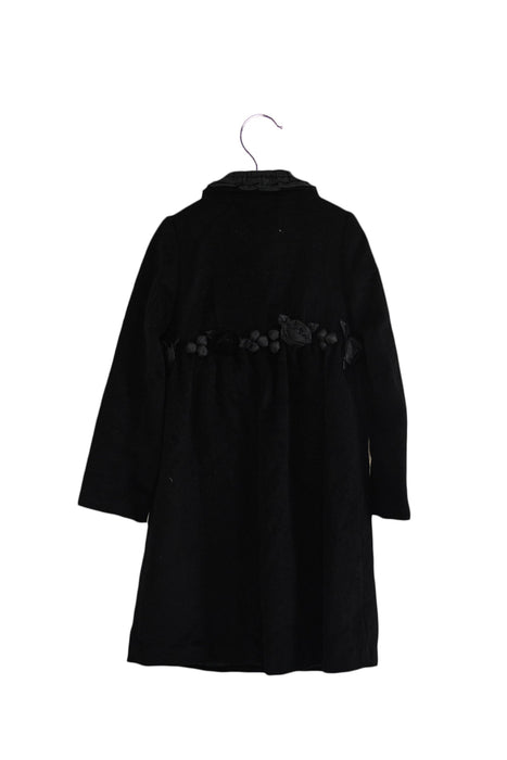 A Black Coats from Nicholas & Bears in size 8Y for girl. (Back View)