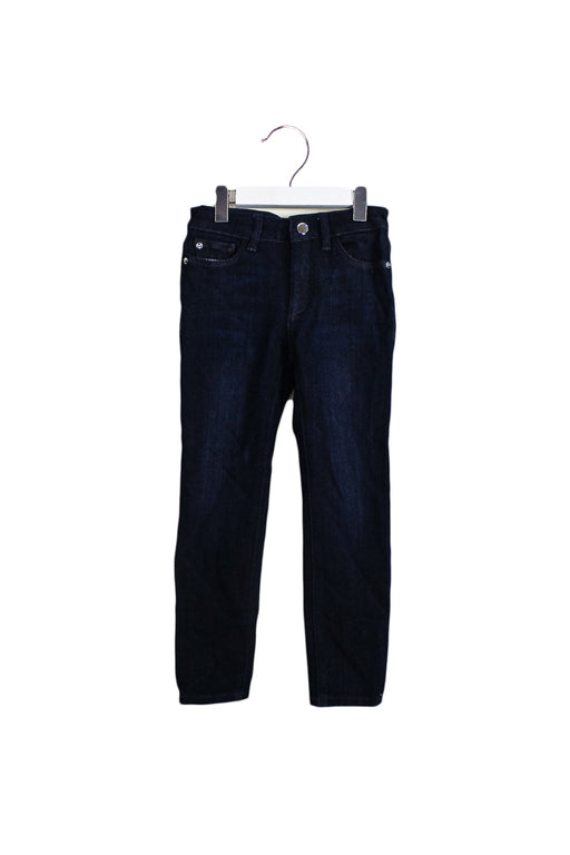 A Navy Jeans from DL1961 in size 6T for girl. (Front View)