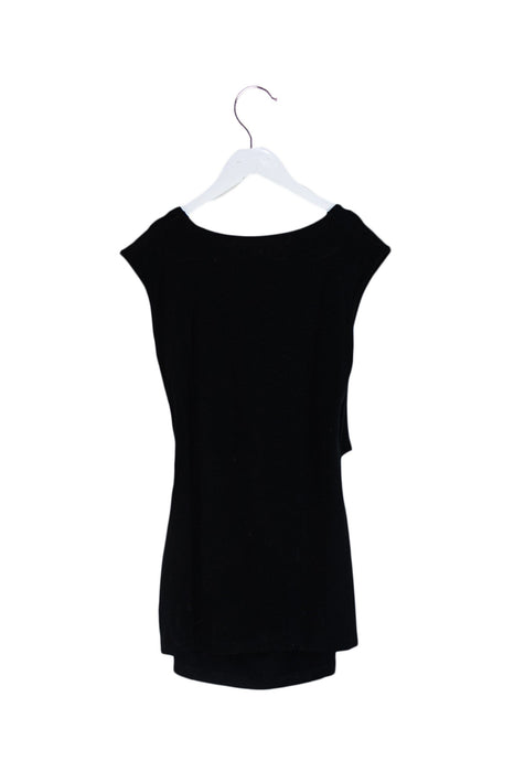 A Black Sleeveless Tops from Ripe in size XS for maternity. (Back View)
