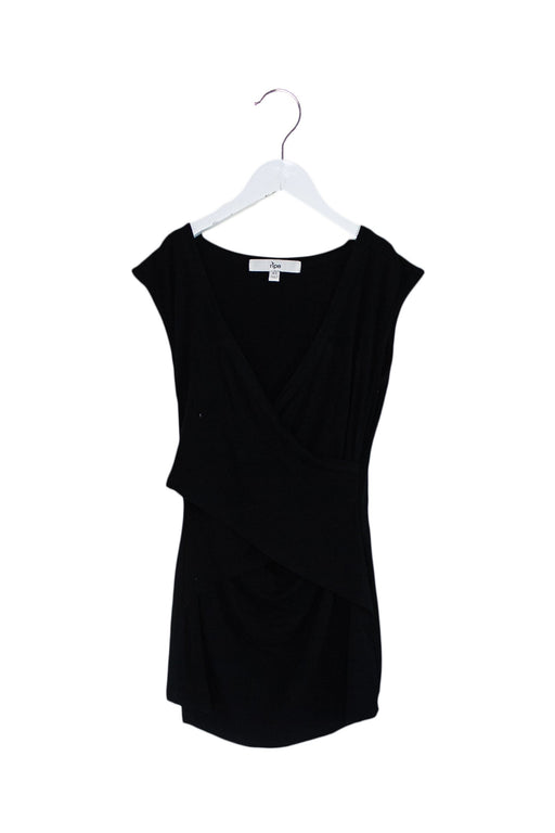 A Black Sleeveless Tops from Ripe in size XS for maternity. (Front View)