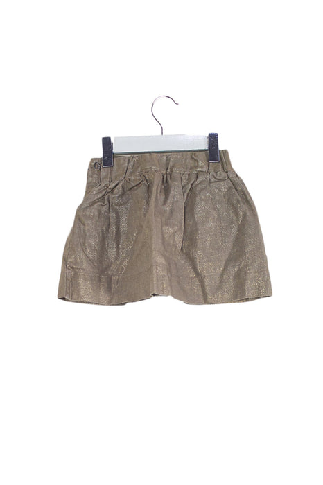 A Gold Short Skirts from Excuse My French in size 2T for girl. (Back View)
