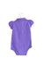 A Purple Short Sleeve Bodysuits from Ralph Lauren in size 3-6M for girl. (Back View)