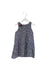 A Navy Sleeveless Dresses from Lovie by Mary J in size 5T for girl. (Front View)