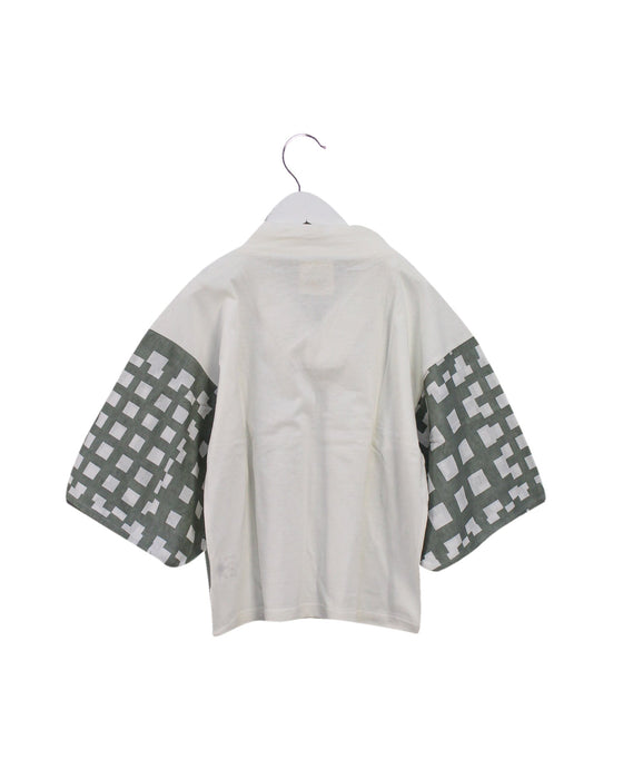 A White Long Sleeve Tops from Sou Sou in size 8Y for girl. (Back View)