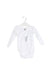 A White Long Sleeve Bodysuits from Petit Bateau in size 3-6M for neutral. (Front View)