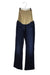 A Navy Jeans from 7 For All Mankind in size M for maternity. (Front View)