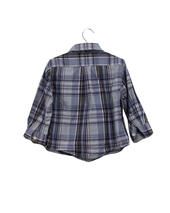 A Blue Shirts from Janie & Jack in size 12-18M for boy. (Back View)