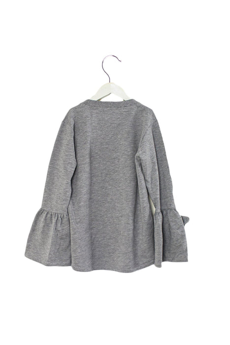 A Grey Sweatshirts from Stella Jean Kids in size 12Y for girl. (Back View)