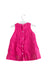 A Pink Sleeveless Dresses from Jacadi in size 6-12M for girl. (Back View)
