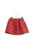 A Red Short Skirts from Bonton in size 4T for girl. (Front View)