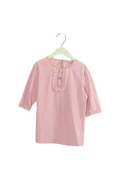 A Pink Long Sleeve Tops from Nicholas & Bears in size 14Y for girl. (Front View)