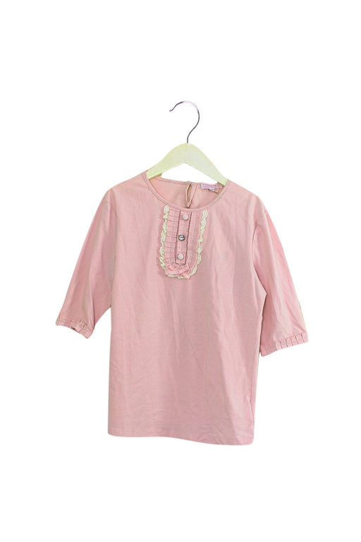 A Pink Long Sleeve Tops from Nicholas & Bears in size 14Y for girl. (Front View)