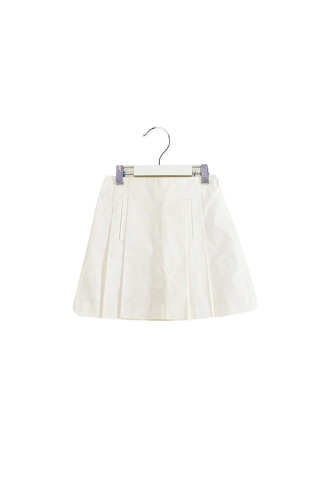 A Ivory Short Skirts from Theory Petit in size 6T for girl. (Front View)