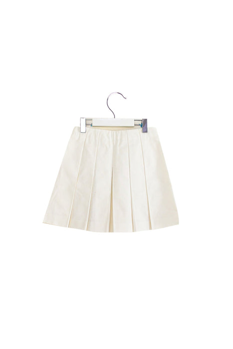 A Ivory Short Skirts from Theory Petit in size 6T for girl. (Back View)