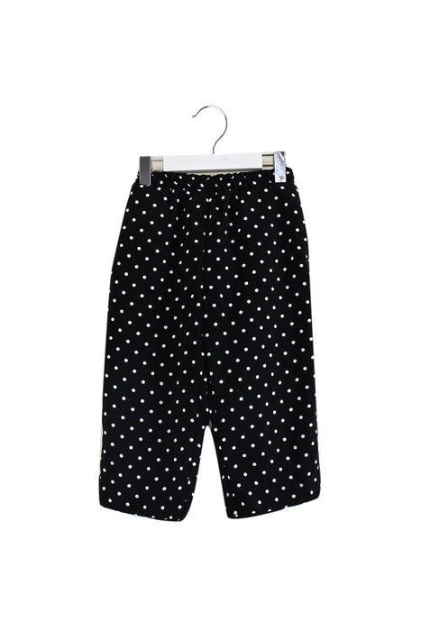 A Black Pants Sets from Petit Main in size 2T for girl. 