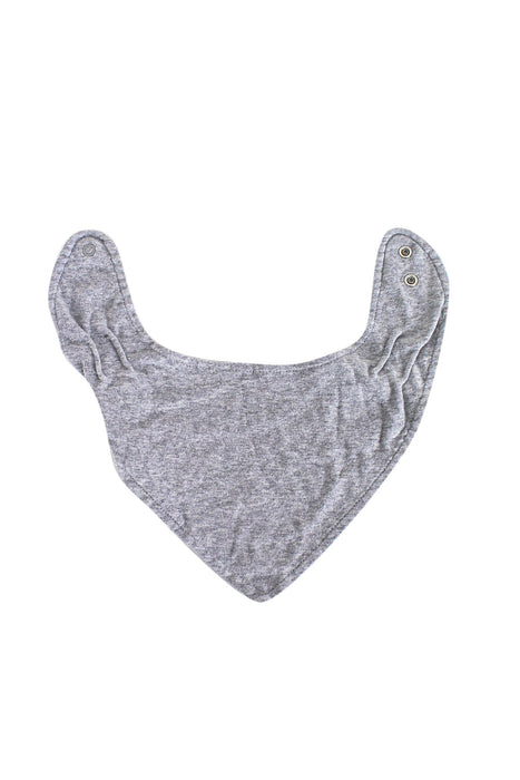 A Grey Bibs from Hanna Andersson in size O/S for neutral. (Front View)