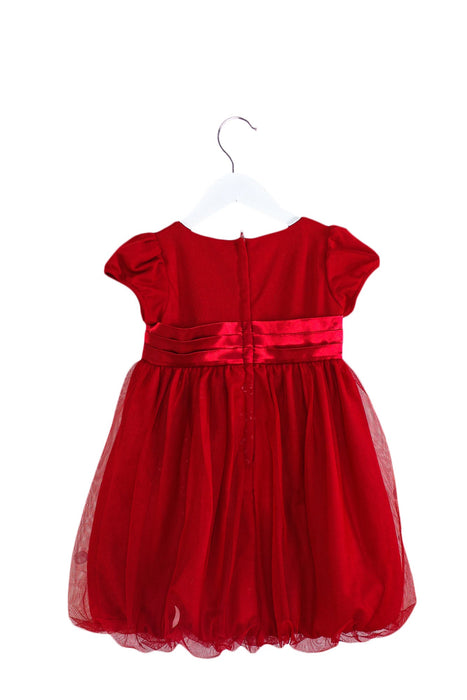 A Red Short Sleeve Dresses from American Girl in size 3T for girl. (Back View)