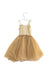 A Beige Sleeveless Dresses from Tutu Du Monde in size 4T for girl. (Back View)