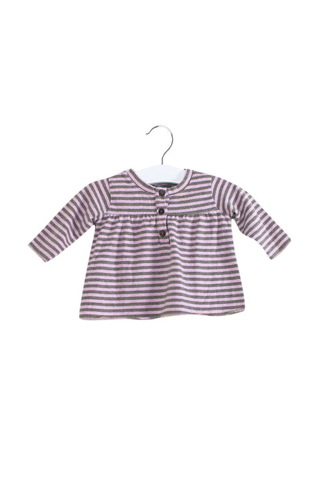 A Pink Long Sleeve Dresses from 1 + in the family in size 0-3M for girl. (Front View)