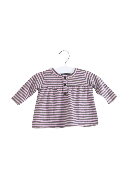 A Pink Long Sleeve Dresses from 1 + in the family in size 0-3M for girl. (Front View)