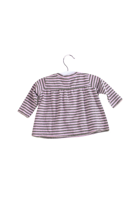 A Pink Long Sleeve Dresses from 1 + in the family in size 0-3M for girl. (Back View)