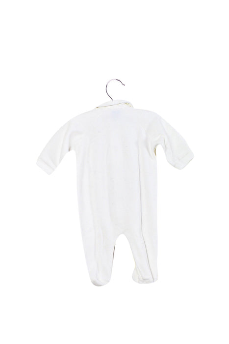 A White Onesies from Cambrass in size 0-3M for neutral. (Back View)