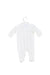 A White Onesies from Cambrass in size 0-3M for neutral. (Back View)