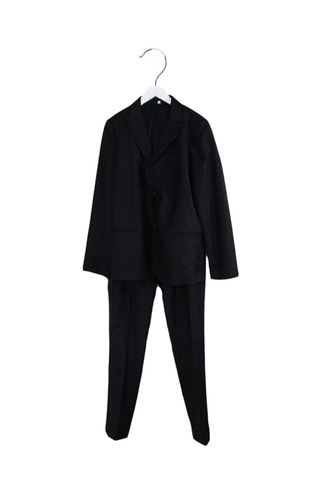 A Black Suits from Armani in size 13Y for boy. (Front View)