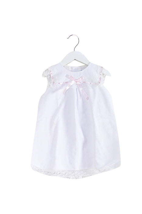 A White Dress Sets from Dulce de Fresa in size 3T for girl. (Front View)