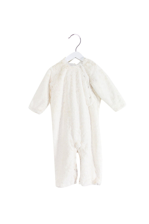 A White Long Sleeve Jumpsuits from Pottery Barn in size 12-18M for neutral. (Front View)