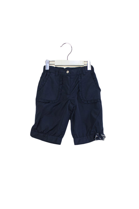 A Navy Shorts from Nicholas & Bears in size 3T for girl. (Front View)