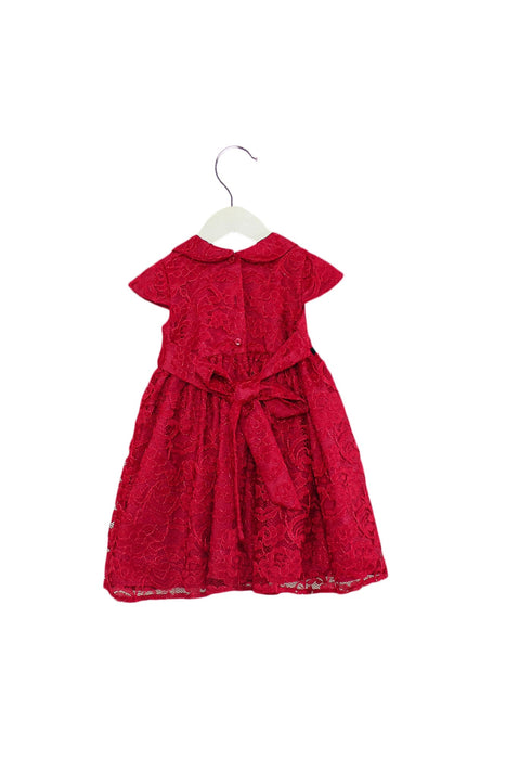 A Red Short Sleeve Dresses from Pippa & Julie in size 3T for girl. (Back View)