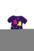A Purple Short Sleeve Dresses from Lovie by Mary J in size 2T for girl. (Back View)