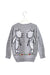 A Grey Knit Sweaters from Lovie by Mary J in size 5T for girl. (Back View)