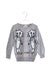 A Grey Knit Sweaters from Lovie by Mary J in size 5T for girl. (Front View)