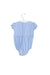 A Blue Short Sleeve Bodysuits from Velveteen in size 2T for girl. (Back View)