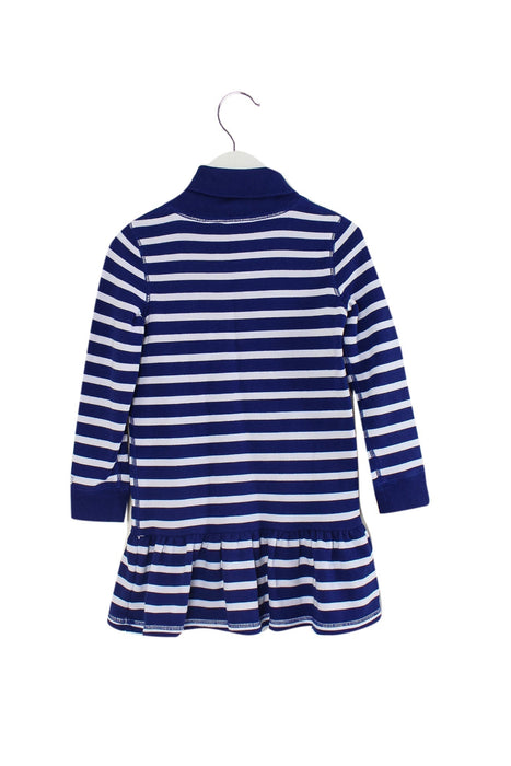 A Navy Sweater Dresses from Ralph Lauren in size 6T for girl. (Back View)