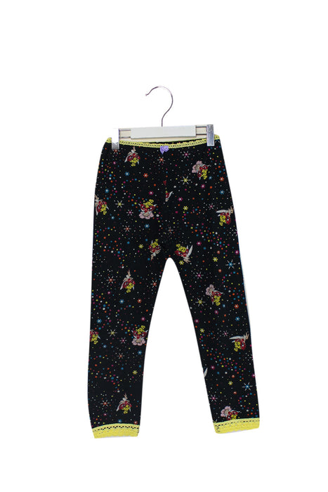 A Black Casual Pants from Hysteric Mini in size 10Y for girl. (Front View)