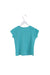 A Teal Short Sleeve T Shirts from Bonpoint in size 6T for girl. (Back View)