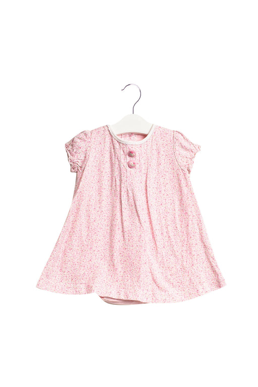 A Pink Short Sleeve Dresses from Familiar in size 6-12M for girl. (Front View)