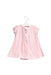 A Pink Short Sleeve Dresses from Familiar in size 6-12M for girl. (Front View)