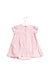 A Pink Short Sleeve Dresses from Familiar in size 6-12M for girl. (Back View)