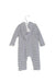 A Navy Long Sleeve Jumpsuits from Petit Bateau in size 12-18M for boy. (Back View)