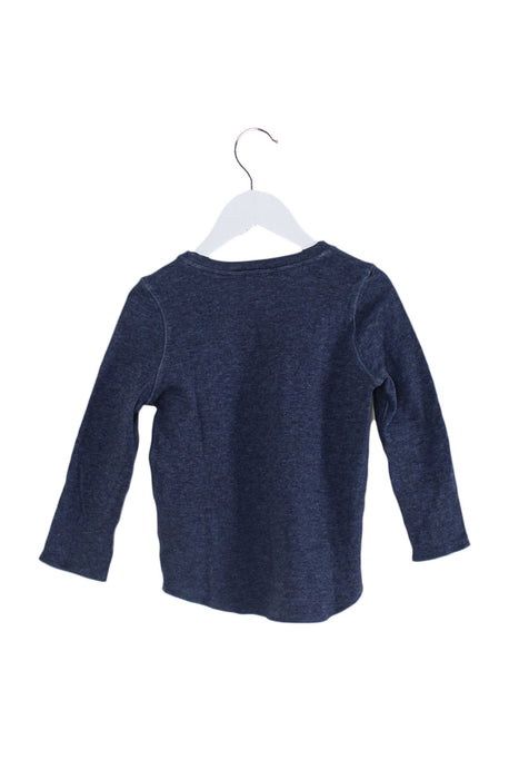 A Navy Long Sleeve Tops from COS in size 2T for girl. (Back View)